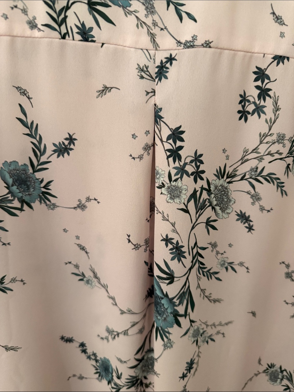 Hobbs London Pink Floral Button-Front Silk Blouse - Picture 7 of 7